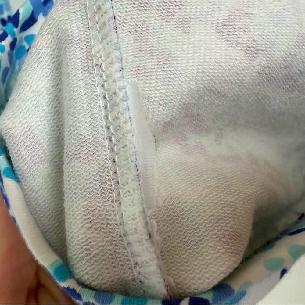 NWT Lilly Pulitzer Audrey Zip Up Hooded Jacket Blue - Picture 7 of 7